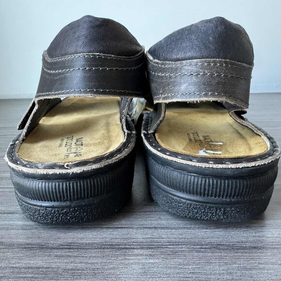 Naot Lappland Men\'s Fisherman Sandals Size EU 48 US 15-15.5 $135 Vintage Leather main image 12